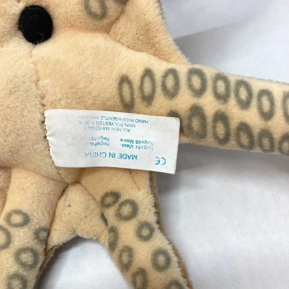 VINTAGE Smithsonian Oceanic Collection 10" Brown Octopus Realistic Stuffed Plush - Picture 8 of 9